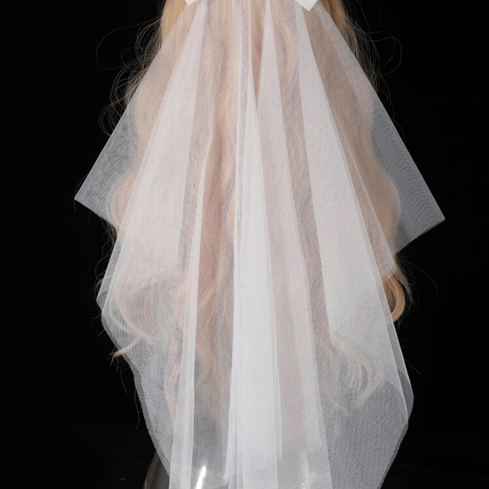 Elegant White Bridal Veil